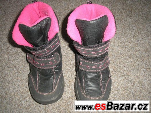 Zimní dívčí botičky