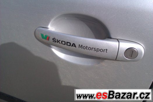 kvalitni samolepky skoda motorsport na kliky dveri kvalitni samolepky skoda motorsport na kliky dveri