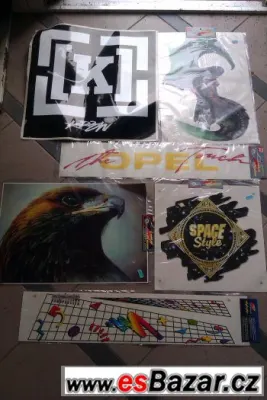 vyprodej akce velkych samolepek kus 100kc