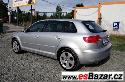 Audi A3 Sportback 2.0TFSI,RV 04,/05.Původ ČR,1 majitel,Xenon