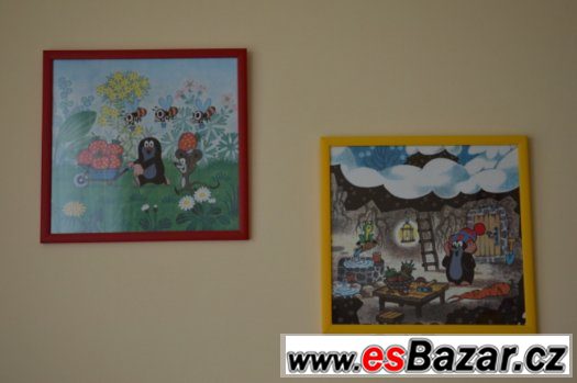 Nádherné obrazy s krtečkem Nádherné obrazy s krtečkem