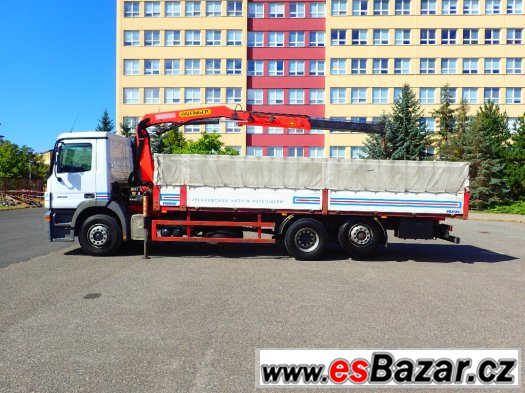 Mercedes-Benz Actros 2532L s hydraulickou rukou Palfinger