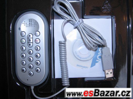 Skype-phone od francouzské firmy LEXON včetne instalačniho C