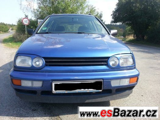 Volkswagen Golf 3 variant, obsah 1.8i + pohon LPG