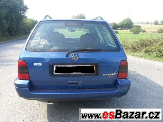 Volkswagen Golf 3 variant, obsah 1.8i + pohon LPG