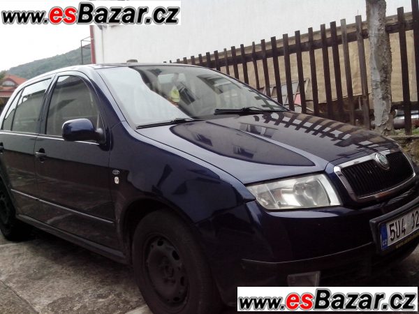 prodam skoda fabia 1.9tdi  r.v2000/11mesic