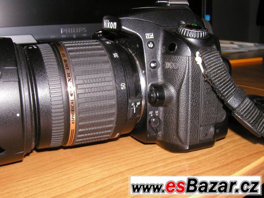 Nikon D90,tělo,2.baterie+přísluš.