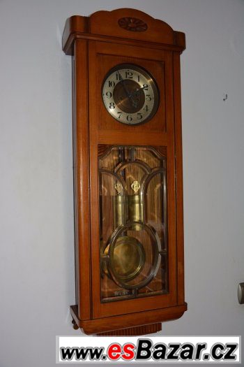 Starožitné 2-závažové hodiny Gustav Becker r1921
