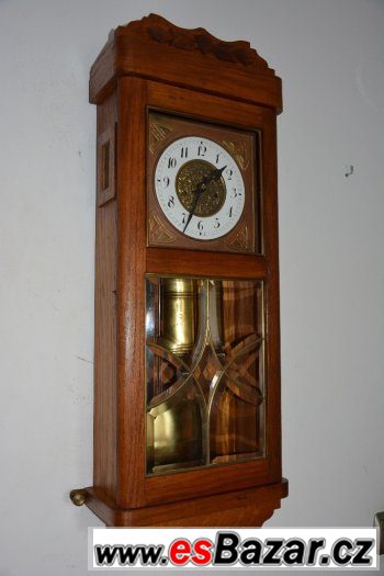 Starožitné 2-závažové hodiny Kienzle r1915