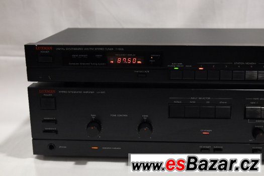 Zesilovač Luxman LV-100 / Tuner Luxman T-100L / Top poslech