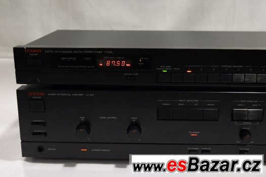 Zesilovač Luxman LV-100 / Tuner Luxman T-100L / Top poslech