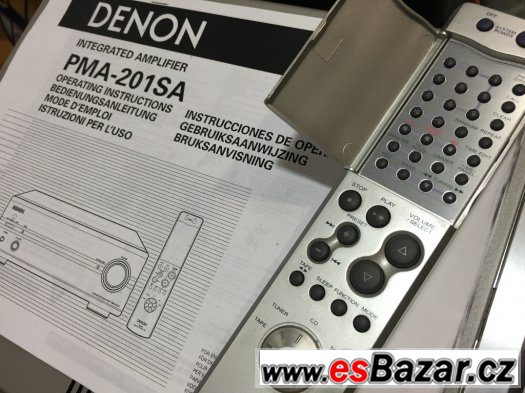 Zesilovač Denon PMA-201SA / Dálkové Ovládání, Manuál