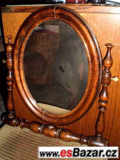 Starožitné otočné zrcadlo