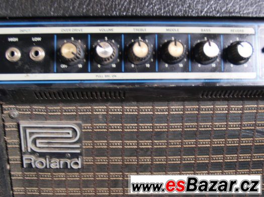 PRODÁM Tranzistorové kombo ROLAND GA-60 z konce 70.let