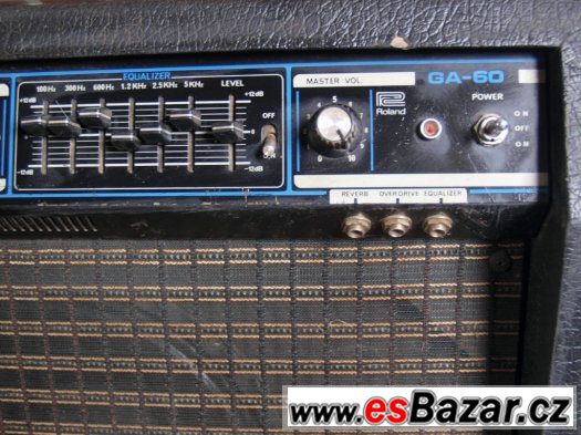 PRODÁM Tranzistorové kombo ROLAND GA-60 z konce 70.let