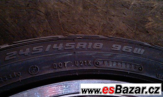 245/45 18 96W Dunlop DZ 101 letní pneu NOVÉ dot 2006