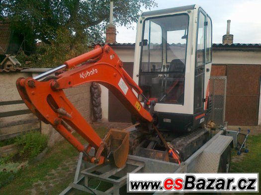 Minibagr KUBOTA KX 36-3-prodám,vyměním