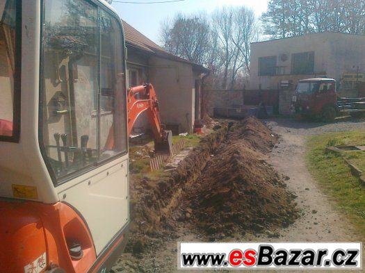 Minibagr KUBOTA KX 36-3-prodám,vyměním