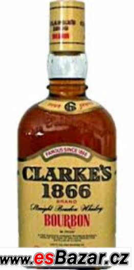 burbon  USA CLARKES 1866 6  LET STARA WHISKEY