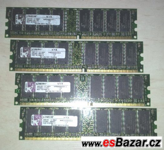 Kingston DDR 512 MB, 400 MHz (až 4 ks) - POŠTOVNÉ ZDARMA