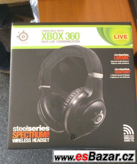 SteelSeries Spectrum 7XB Wireless Headset -nové, 24měs. zár.