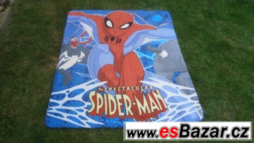 spidermanská deka