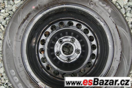 195/65R15 HANKOOK,4ks,na pl. discích VW 6Jx15H2,vzorek 7,5mm