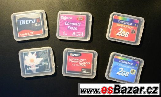 Compact Flash karta 1GB a 2 GB