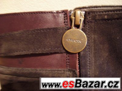 LUXUSNÍ NOVÉ KOŽENÉ KOZAČKY GEOX VEL. 37,5 - PC 3990 Kč LUXUSNÍ NOVÉ KOŽENÉ KOZAČKY GEOX VEL. 37,5 - PC 3990 Kč