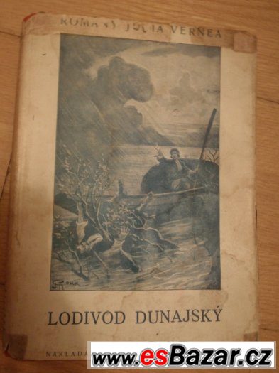VERNE: Lodivod Dunajský, 1926, PŘEBAL
