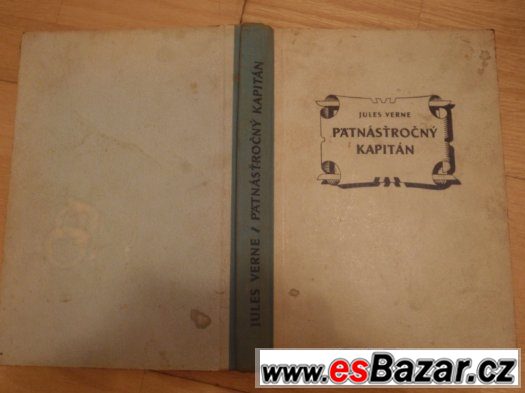 Jules Verne: Patnásťročný kapitán, 1952 v původní vazbě