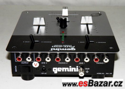 Nový mixážní pult Gemini PMX-250.