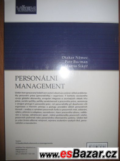 Personální management, VŠEM, 372 stran