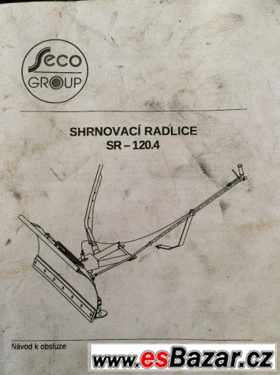 Shrnovací radlice SR-120.4