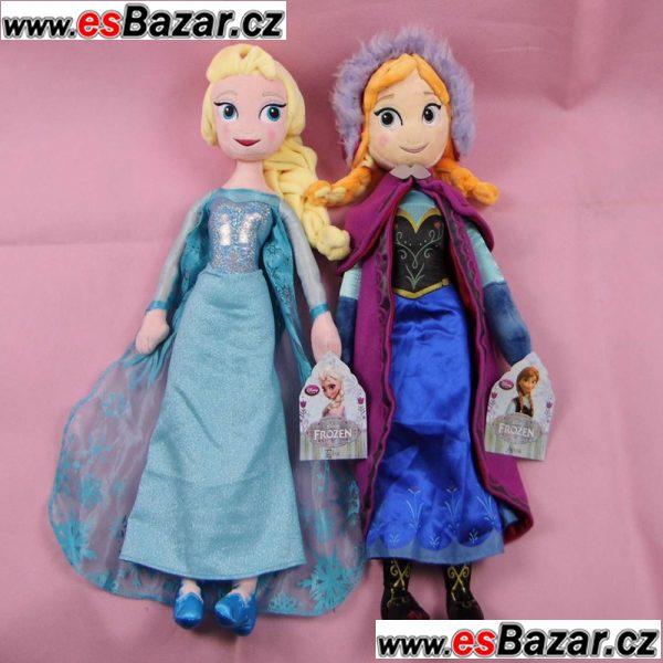 Plyšové panenky Elsa a Anna z Ledového království - 40.cm