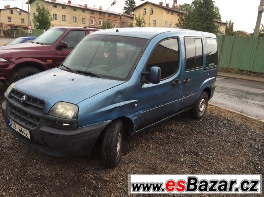 Fiat Doblo 1.8 2004 dvoje soupacky nova stk