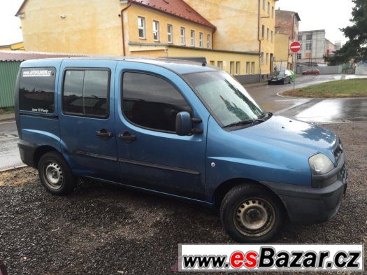 Fiat Doblo 1.8 2004 dvoje soupacky nova stk