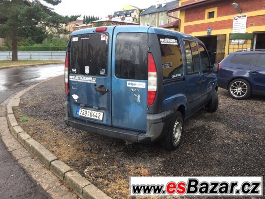 Fiat Doblo 1.8 2004 dvoje soupacky nova stk