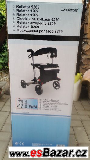 Prodám chodítko/sedátko pro důchodce - ROLLATOR