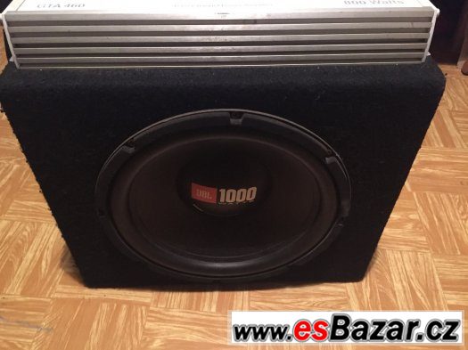 Subwoofer JBL 1000w + zesilovac