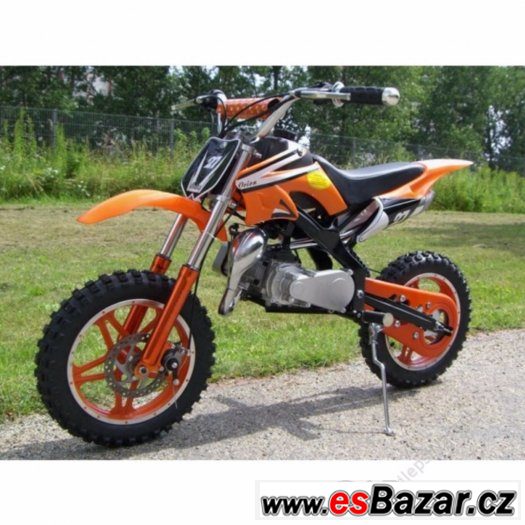 nová cross delta 49cc, benzín pro děti 4-7let