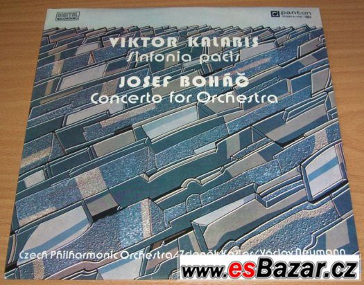 LP: KALABIS / BOHÁČ:  Sinfonia pacis, Concerto for Orchestra