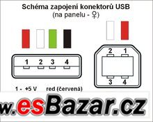 USB propojovací kabel A-B, 5m - tiskárna, skener... za 50 Kč