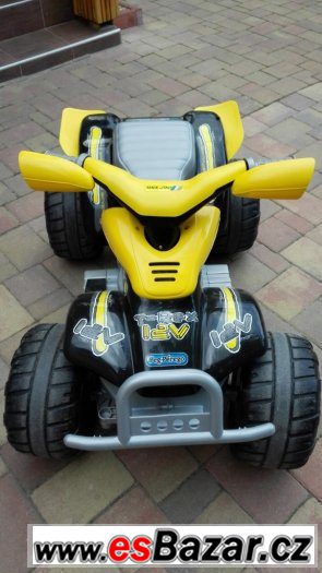 Elektrická dvourychlostní čtyřkolka Peg Perego Elektrická dvourychlostní čtyřkolka Peg Perego