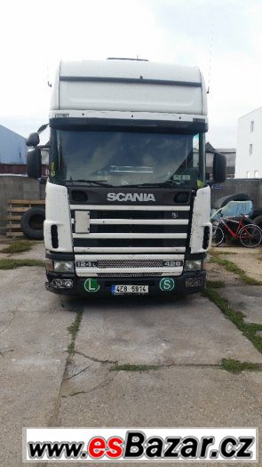 Scania R420 - poškozený motor