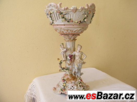 LUXUSNÍ PORCELÁNOVÝ NÁSTOLEC - výška 472mm -