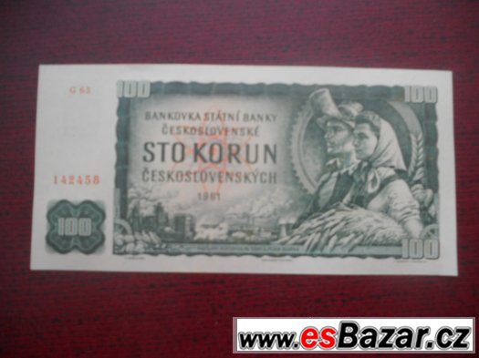 STO KORUN Československých 1961 -UNC-