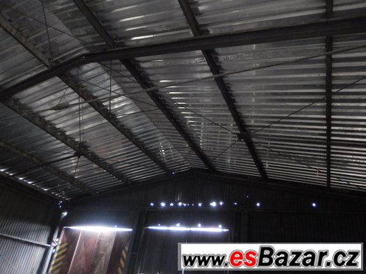 Konstrukce haly o rozměru 12x54x4,5m Konstrukce haly o rozměru 12x54x4,5m