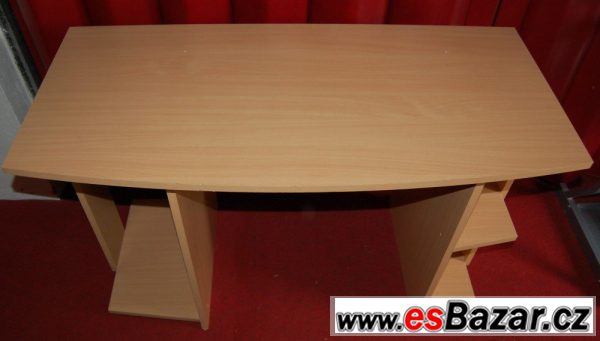 Stůl PC světlý buk 118x56cm