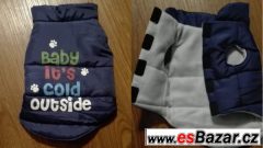 Psí vesta "Baby it´s cold outside"